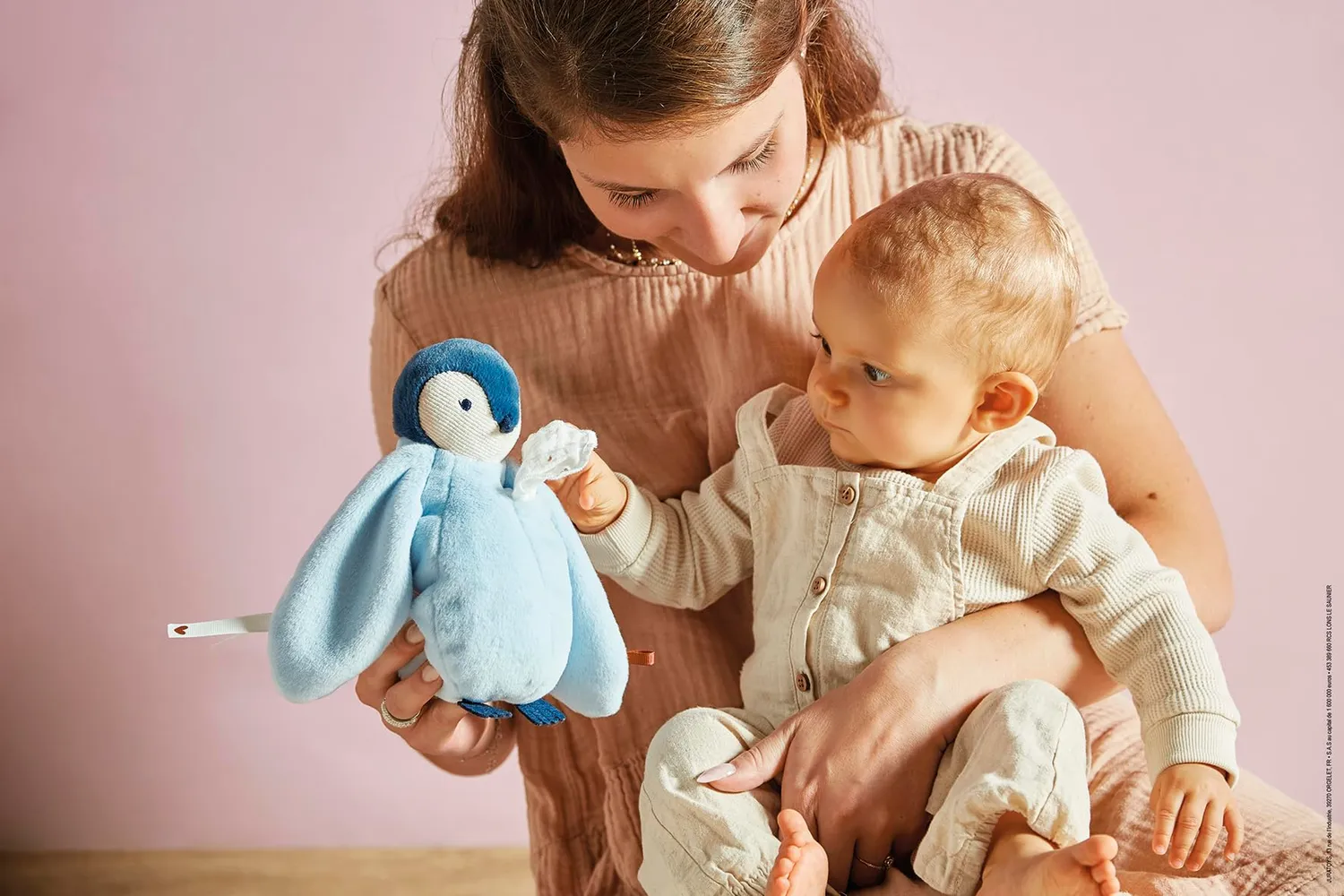 Kaloo Complices K212002 Kuscheltier Blau mit Tuch