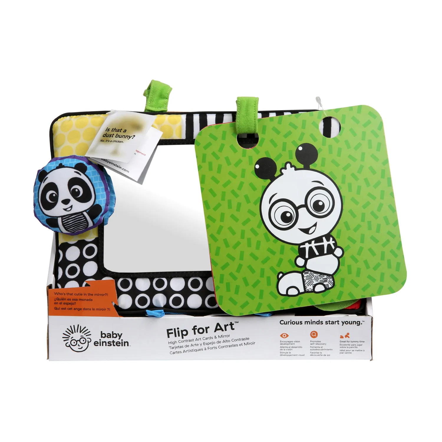 Baby Einstein Flip For Art Babyspiegel mit Karten Kontrast