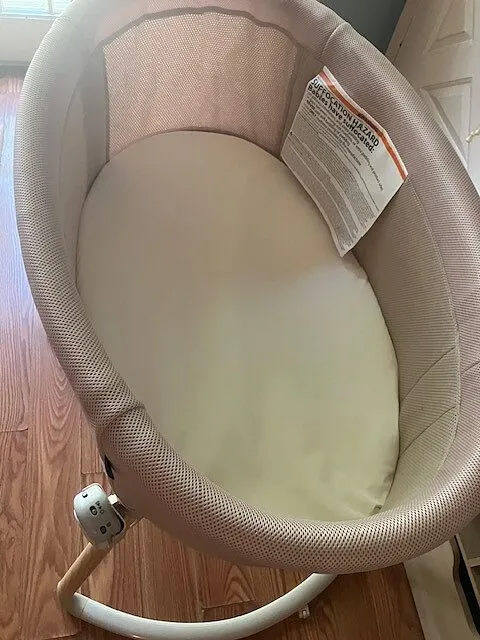 SwaddleMe by Ingenuity Right Height Beistellbett Sand