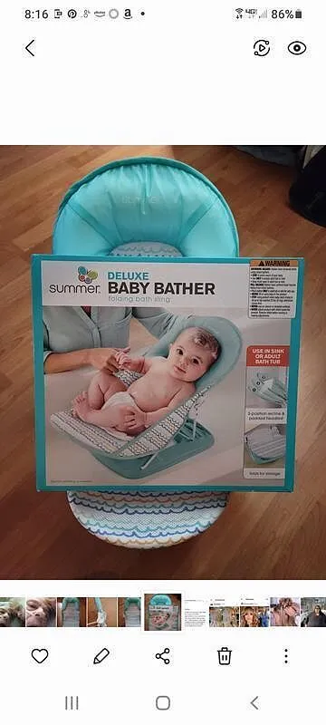 Summer Infant Deluxe Badesitz Netz 0-6 Monate waschbar