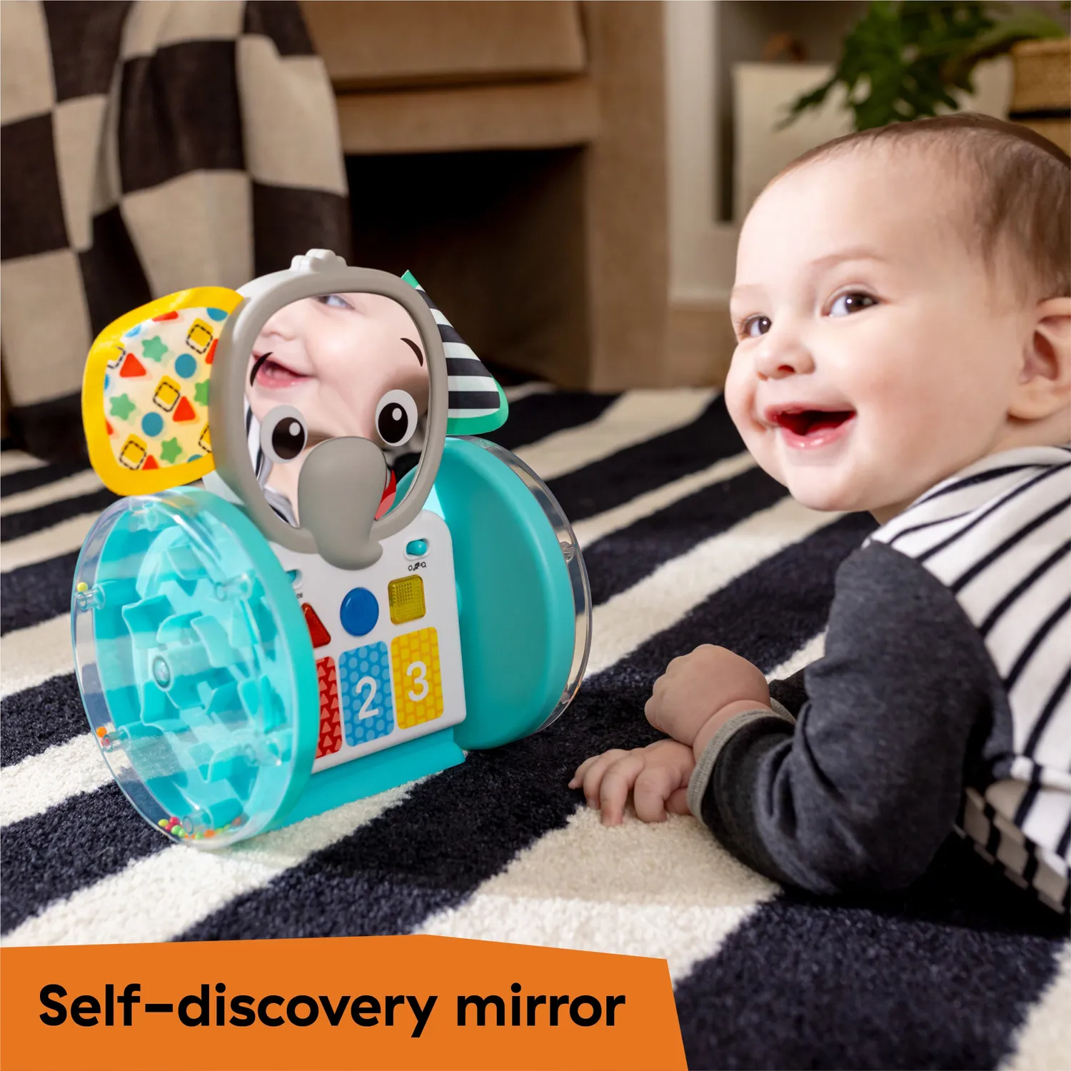 Baby Einstein Chase & Tap Earl Krabbelspielzeug mit Musik