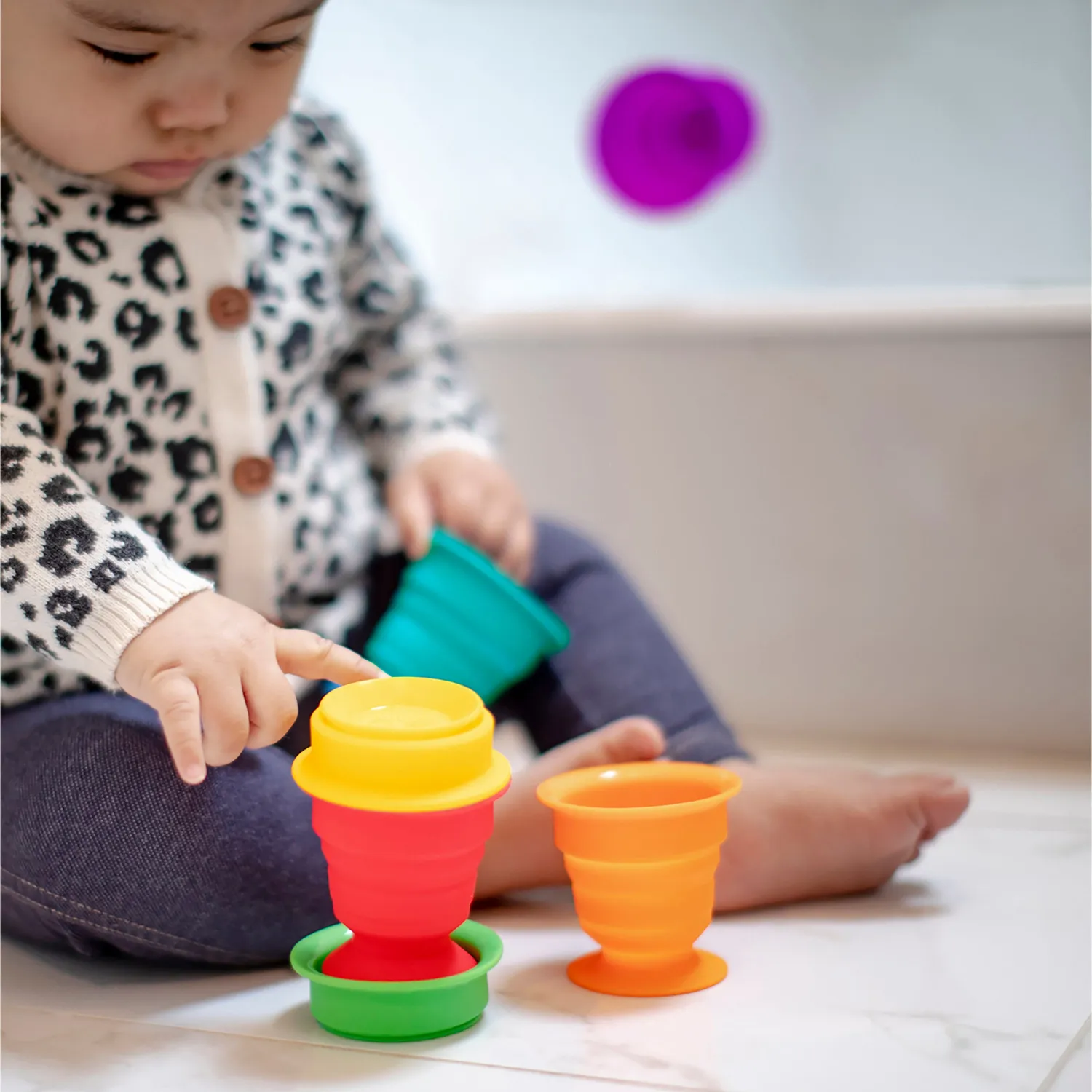 Baby Einstein Stack & Squish Cups Stapelbecher 6tlg BPA-frei