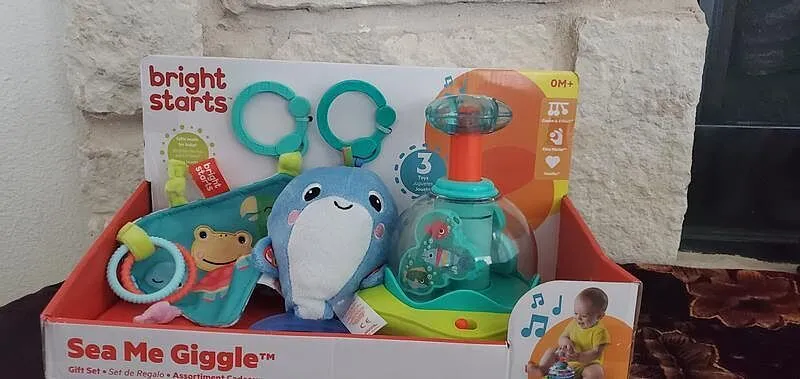 Bright Starts Sea Me Giggle Geschenkset 3-teilig