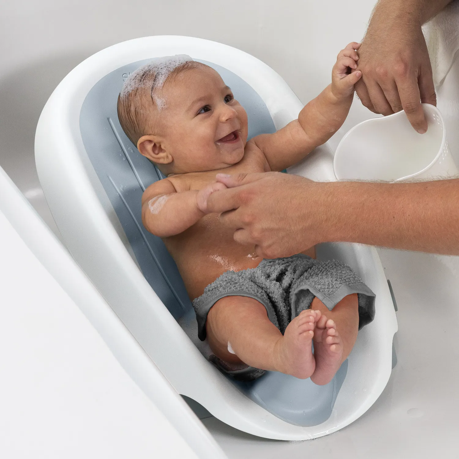 Summer Clean Rinse Baby Bade-Liege 3-Positionen waschbar