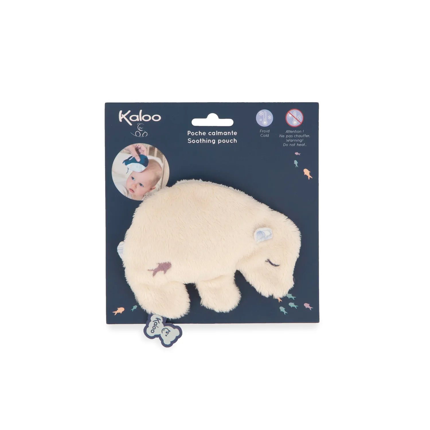 Kaloo Petit Calme K211007 Kühlkissen Bär Weiß-Beige