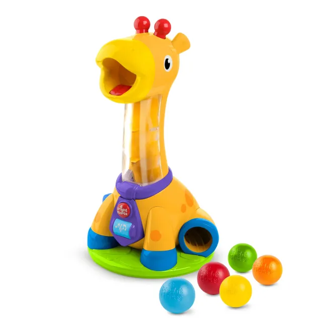 Bright Starts Spin Giggle Giraffe Ballspielzeug ab 12 Monate