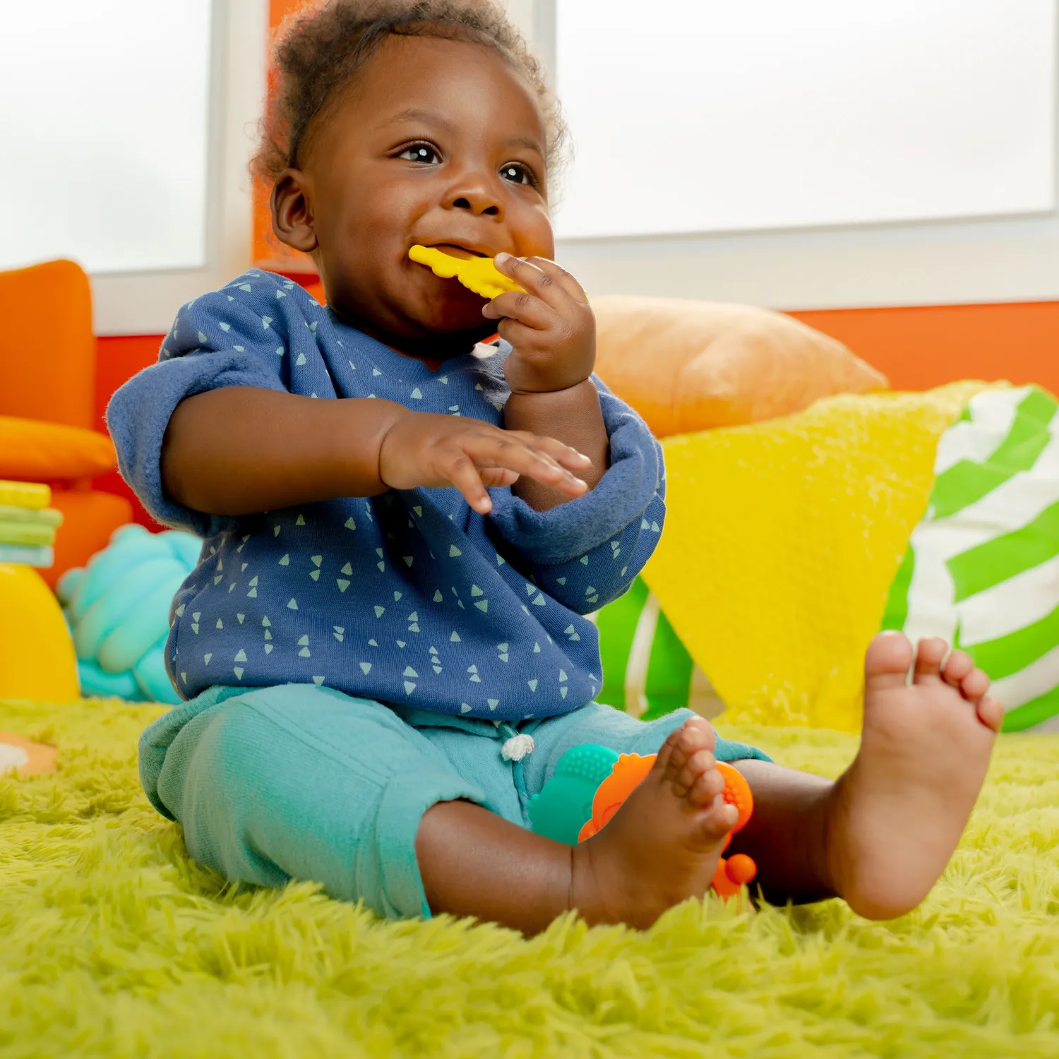 Bright Starts Gummy Buddies Beißringe 3er-Pack Tiere