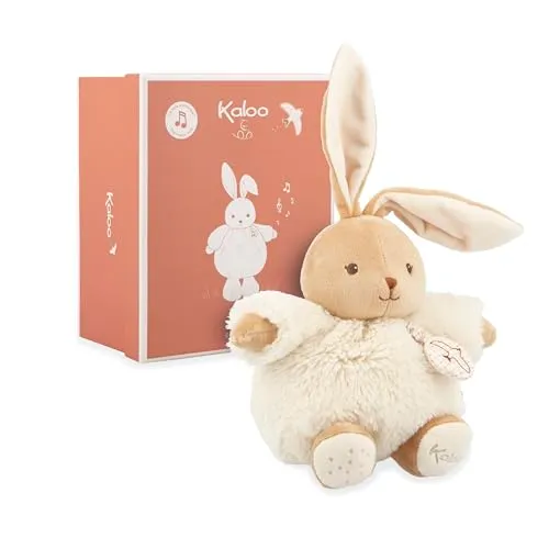 Kaloo Musical Hase Schmusetuch 17cm Creme Melodie