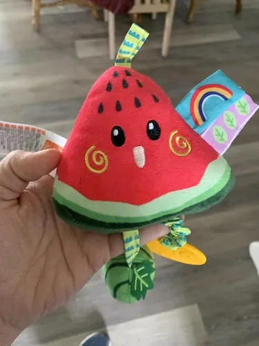 TUMAMA Frucht Rassel Anhänger 4er-Set Plüsch Baby