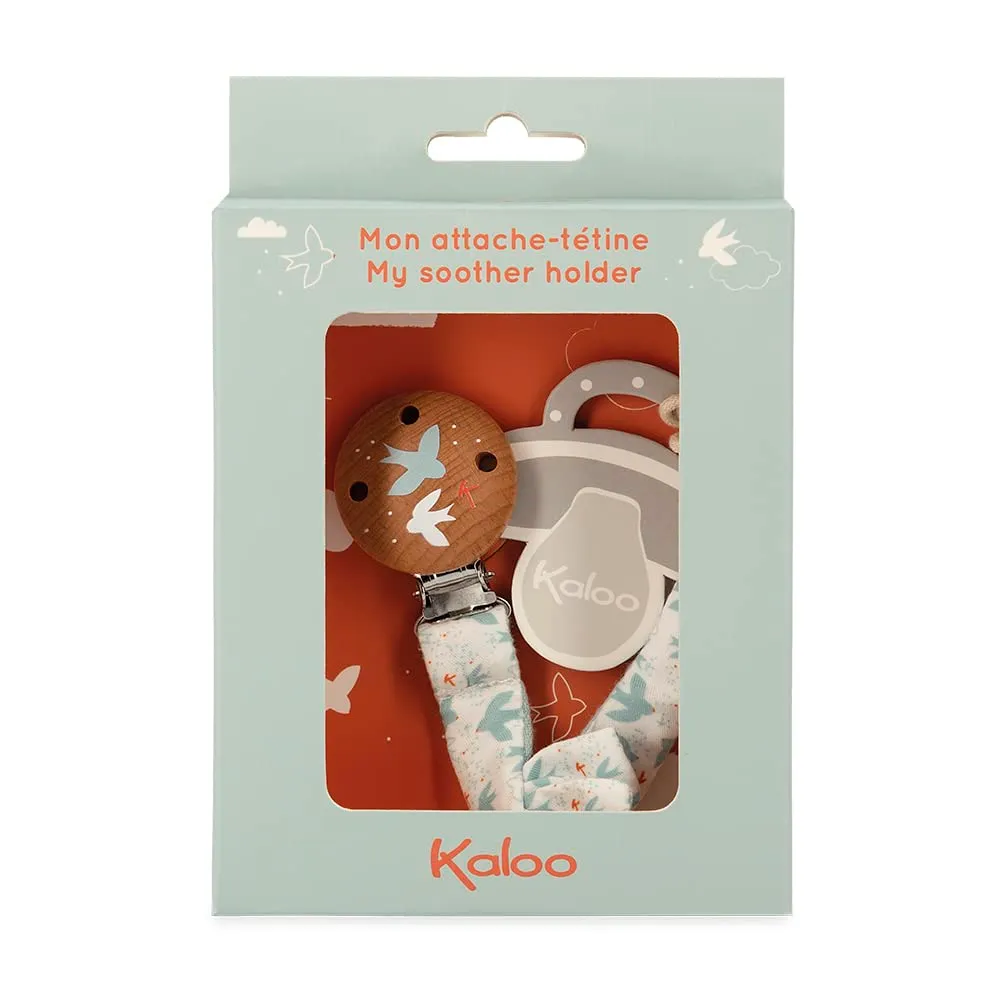 Kaloo K'Doux Schnullerkette Taube 16,5 cm Baumwolle