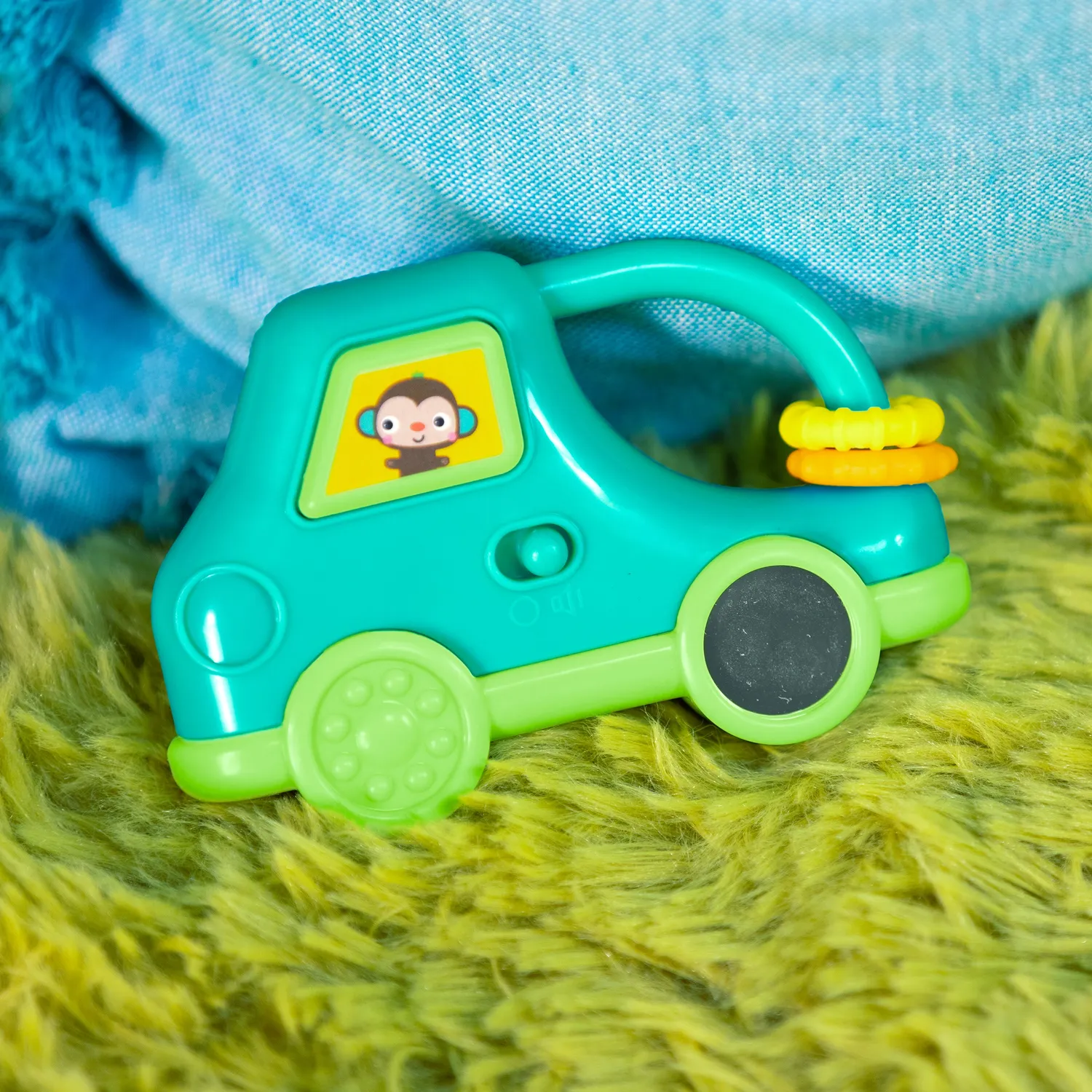 Bright Starts Safari Driver Musikspielzeug Auto ab 3 Monaten