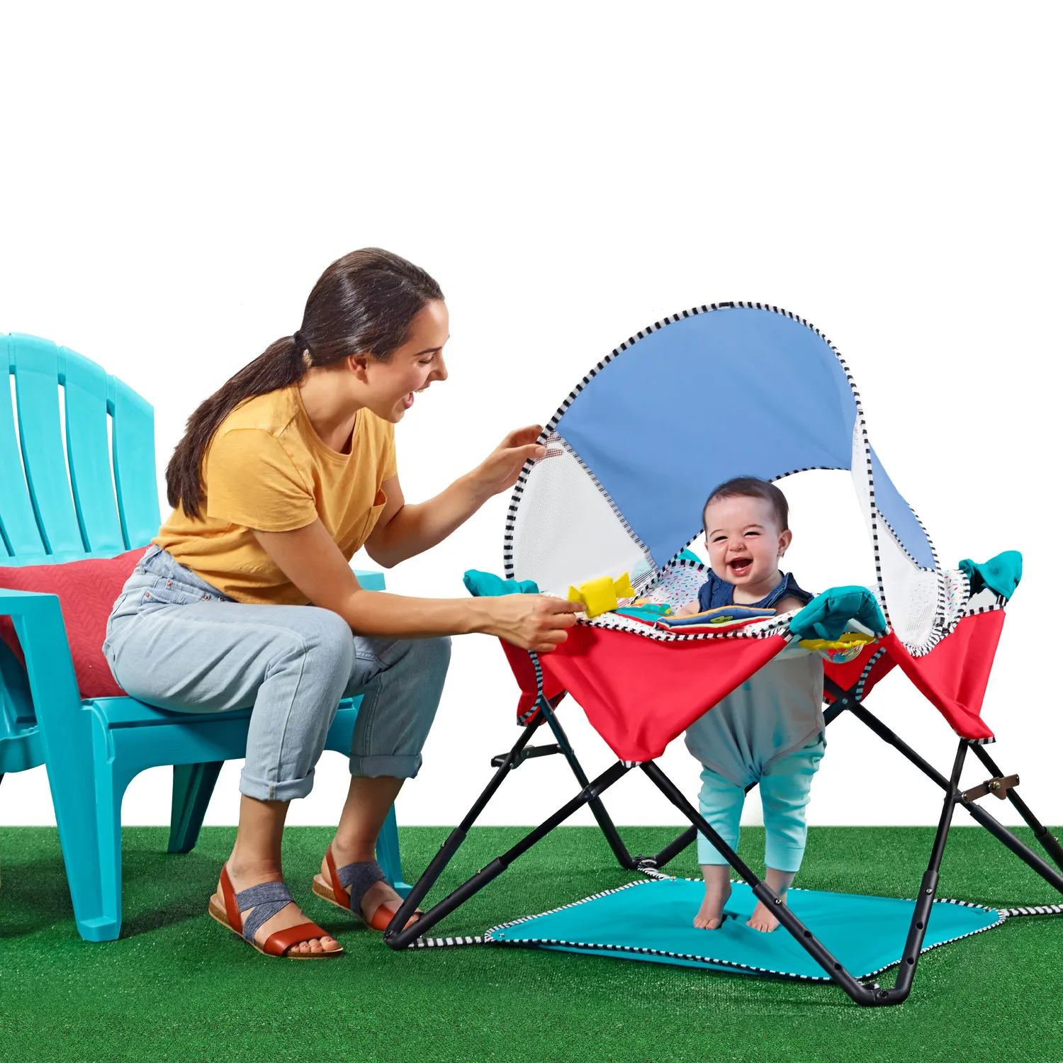 Summer Infant Pop N Jump SE Hopser mit Baldachin 6-12 Monate