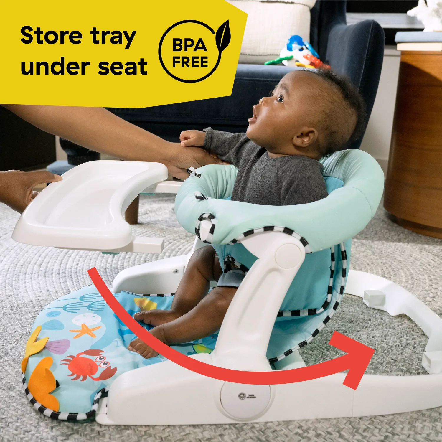 Baby Einstein Sea of Support Bodensitz 2-in-1 4-12 Monate