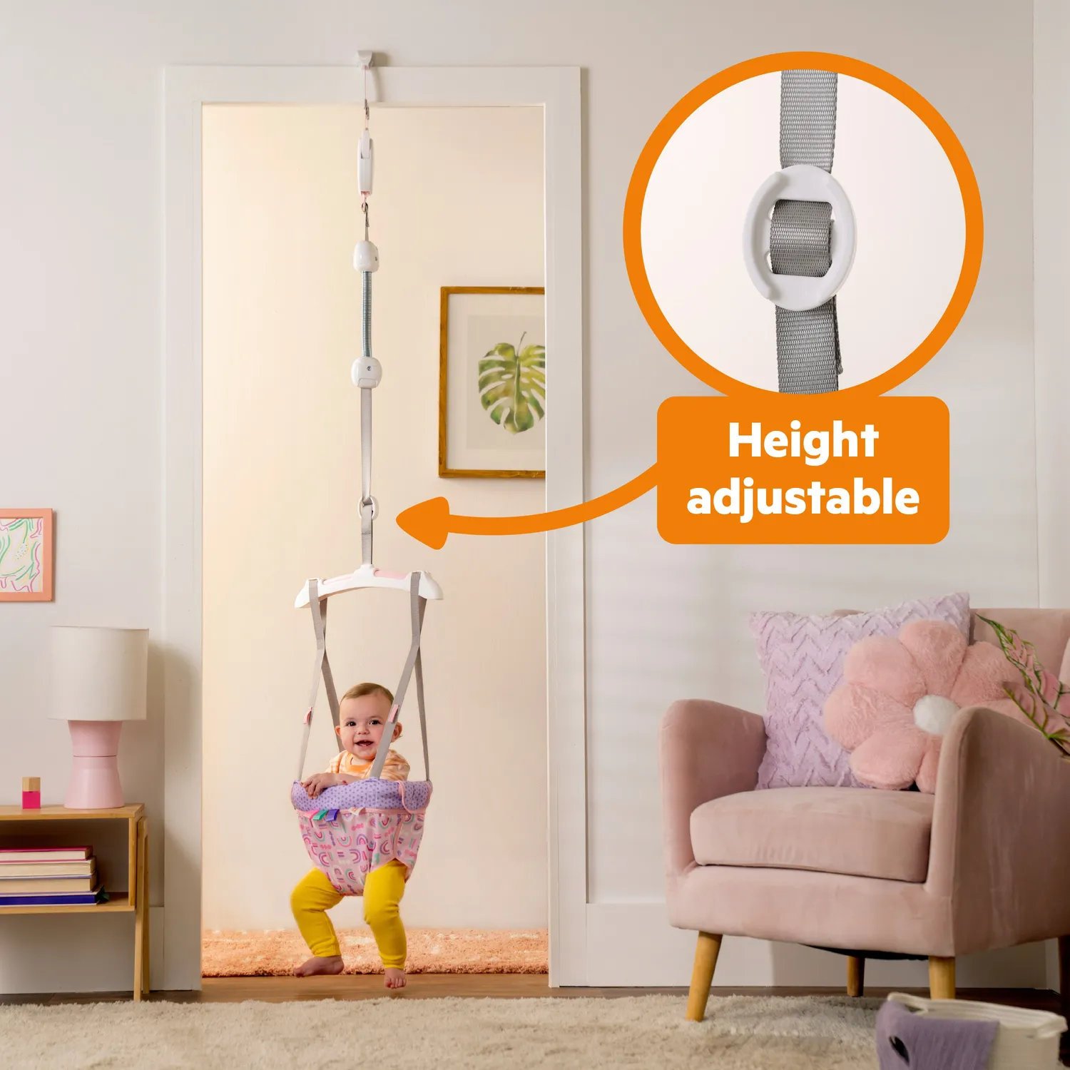 Bright Starts Purple Paradise Door Jumper Türhopser lila