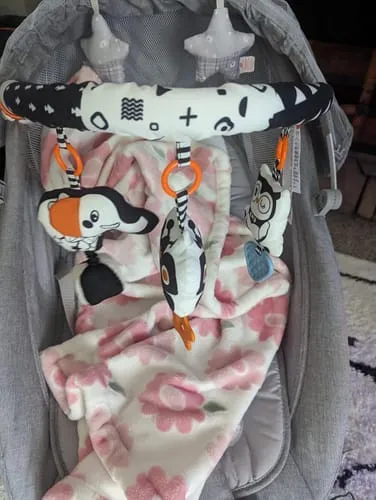 TUMAMA Spielbogen Schwarz-Weiß Anhänger 3-tlg