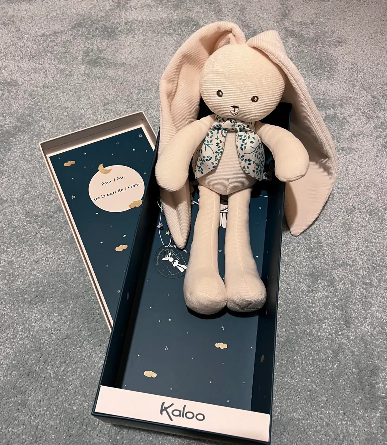 Kaloo Lapinoo Schmusetuch Hase Rosa 35 cm Geschenkbox
