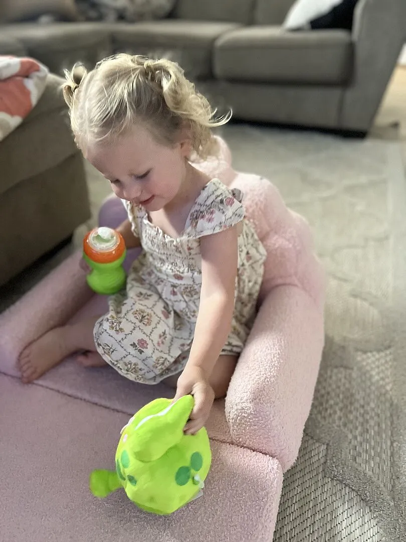 Bright Starts Bop Around Frog Plüschspielzeug mit Musik