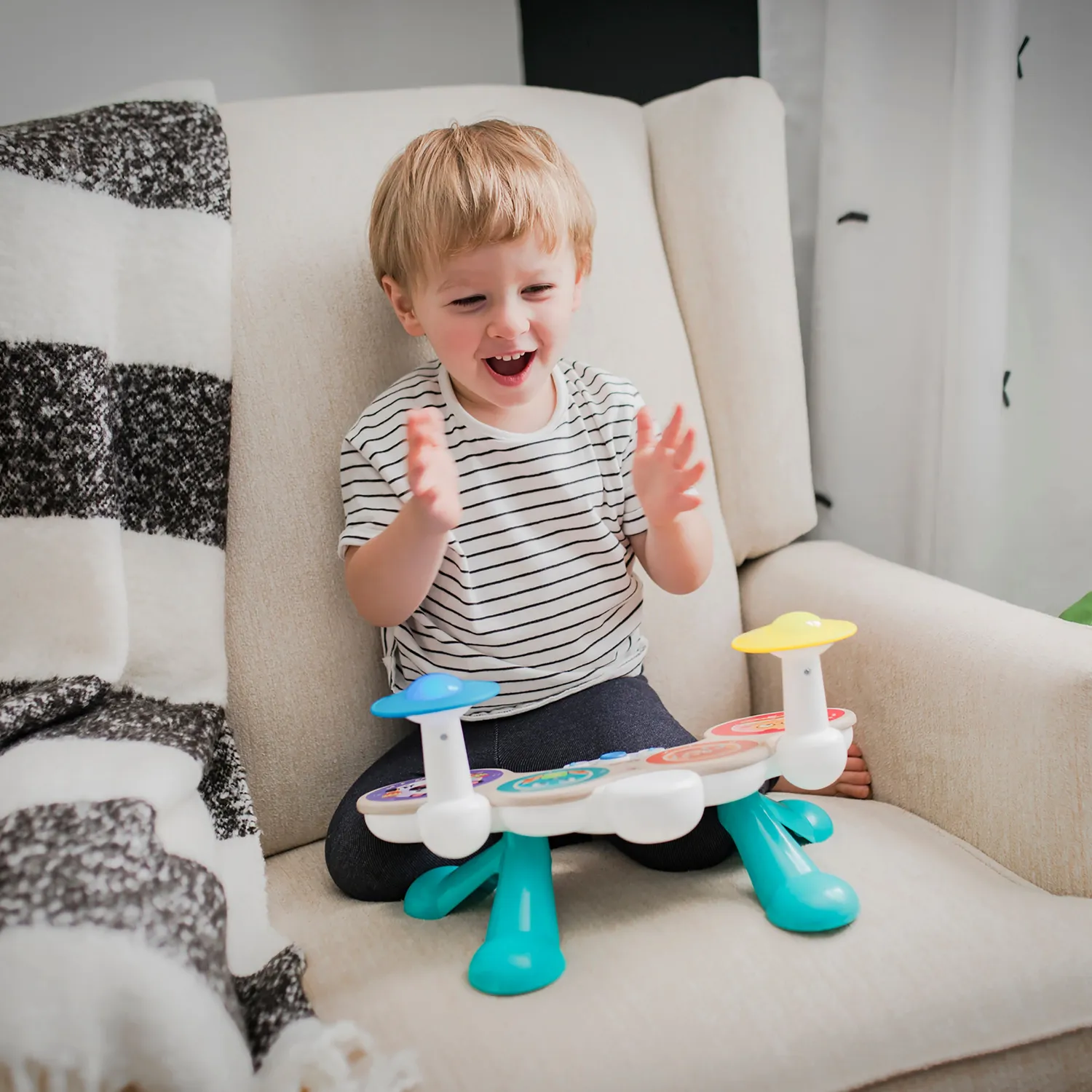 Baby Einstein Together in Tune Magic Touch Drums Holztrommel