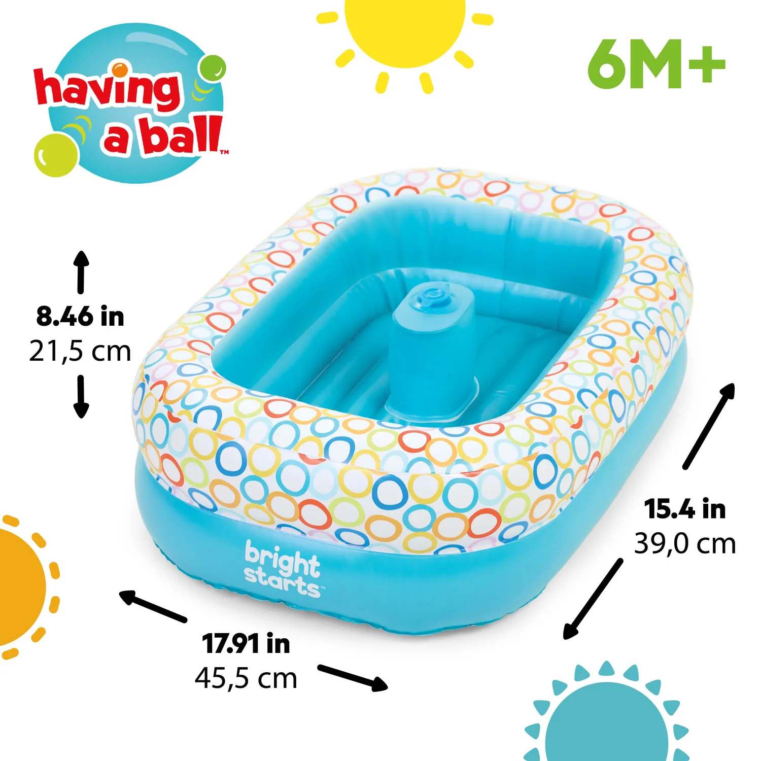 Bright Starts Bathe & Giggle Badewanne Ballbecken