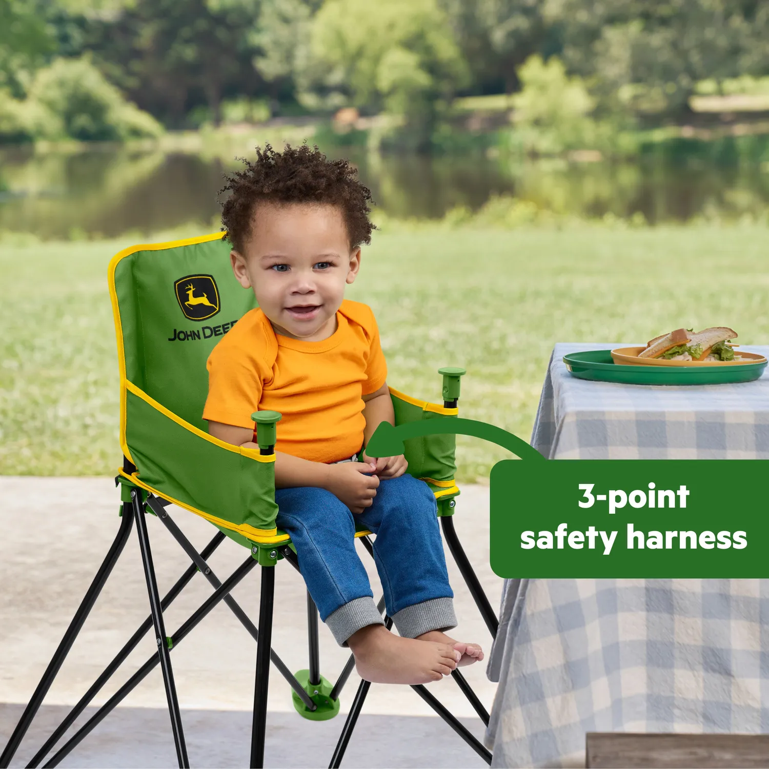Bright Starts John Deere Pop N Dine Reisehochstuhl