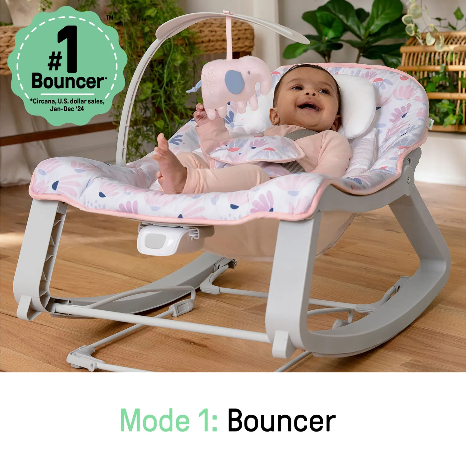 Ingenuity Keep Cozy 3-in-1 Babyliege Burst