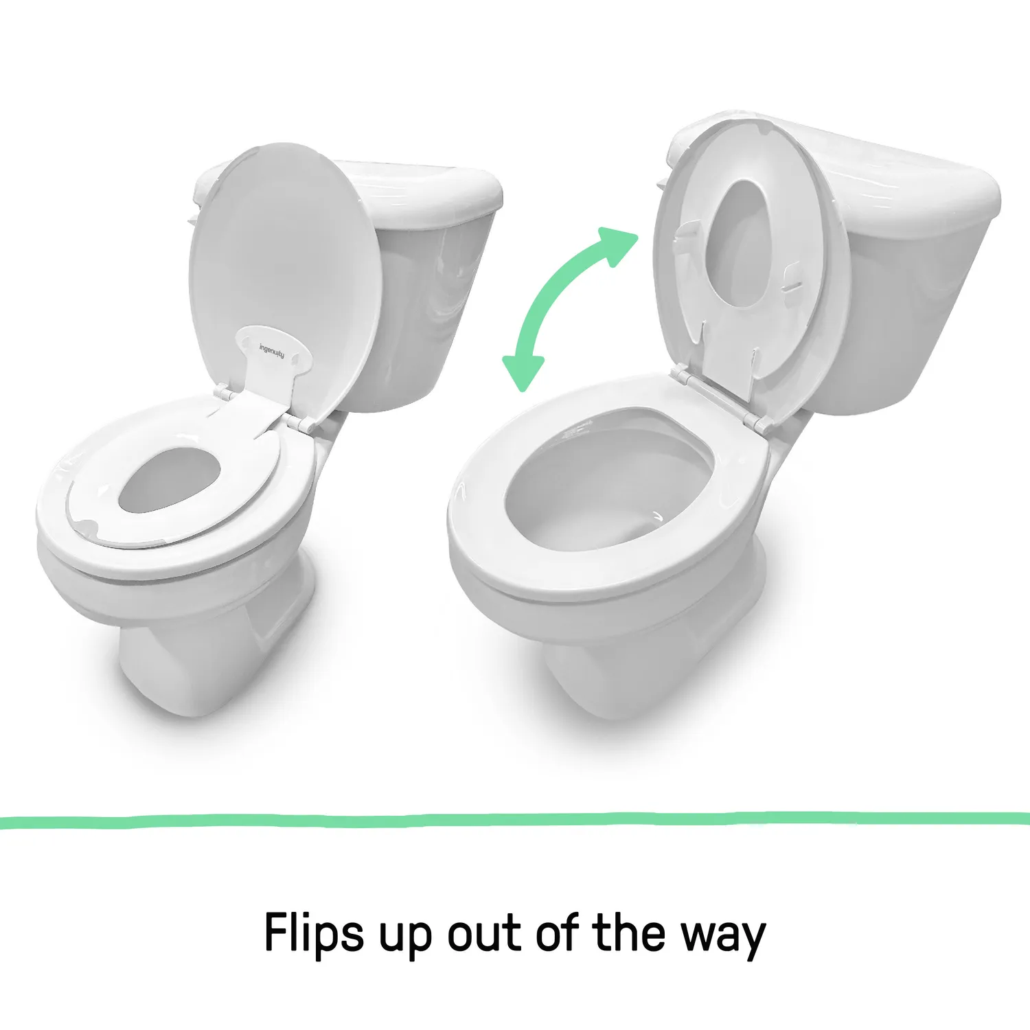 Ingenuity Flip & Sit Toilettensitz 2er-Set für Kinder klappbar