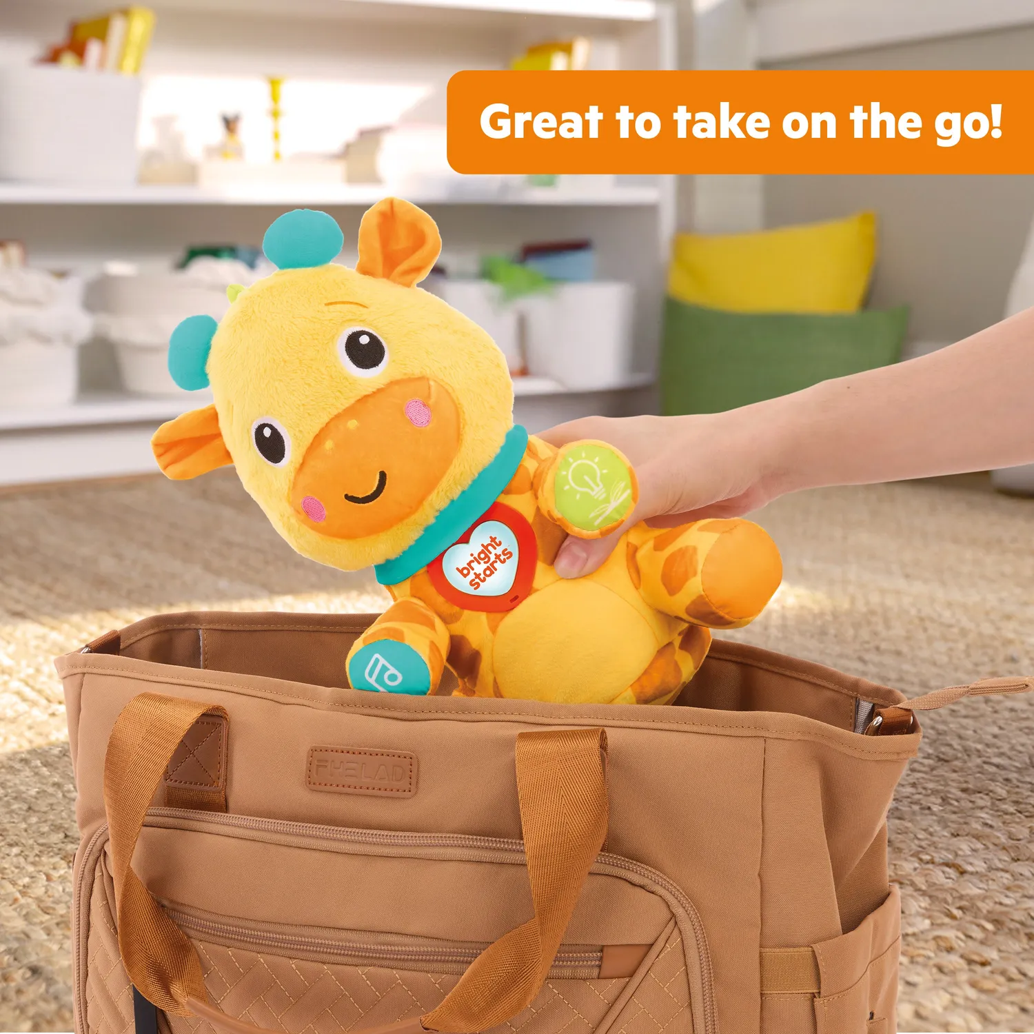 Bright Starts Chat & Cuddle Plüsch-Giraffe Musik