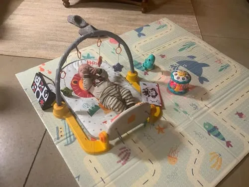 TUMAMA Baby Play Gym TM243 Spieldecke Tiger Klavier