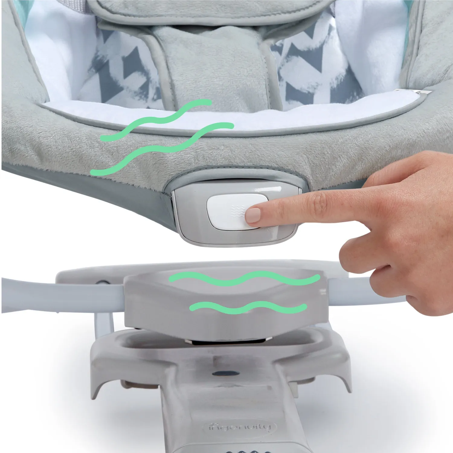 Ingenuity ConvertMe Raylan Babyschaukel 2-in-1 grau