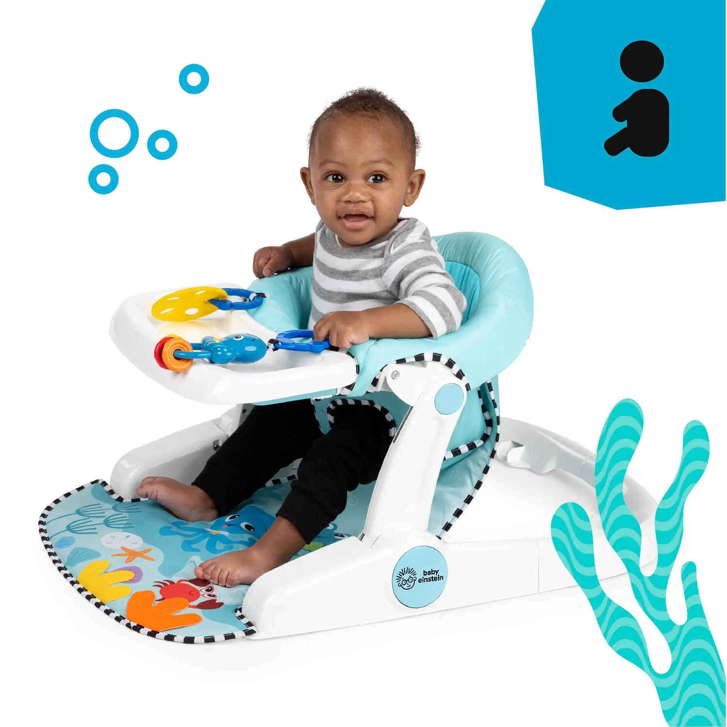 Baby Einstein Sea of Support Bodensitz 2-in-1 4-12 Monate