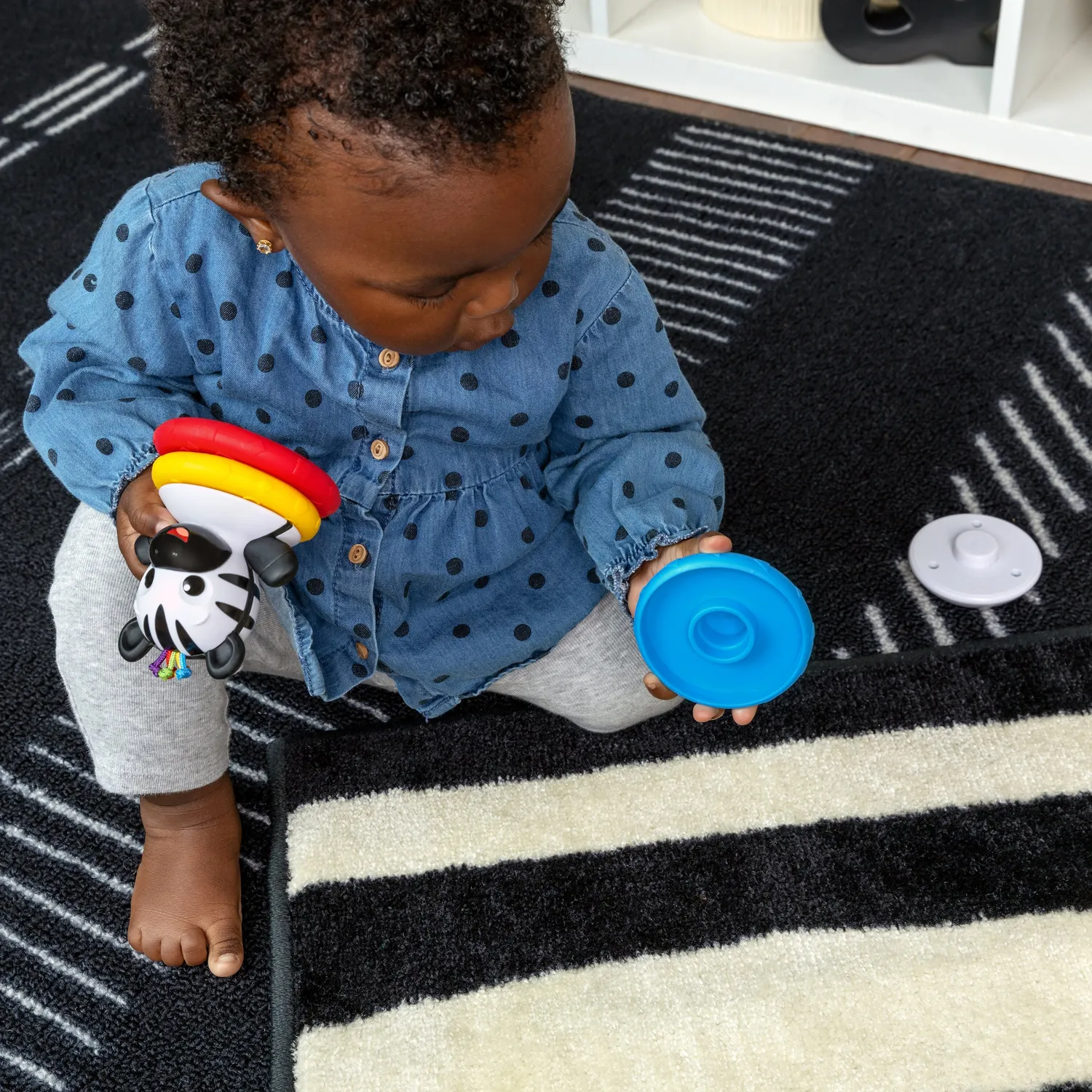 Baby Einstein Stack & Wobble Zen Stapelturm Beissring bunt