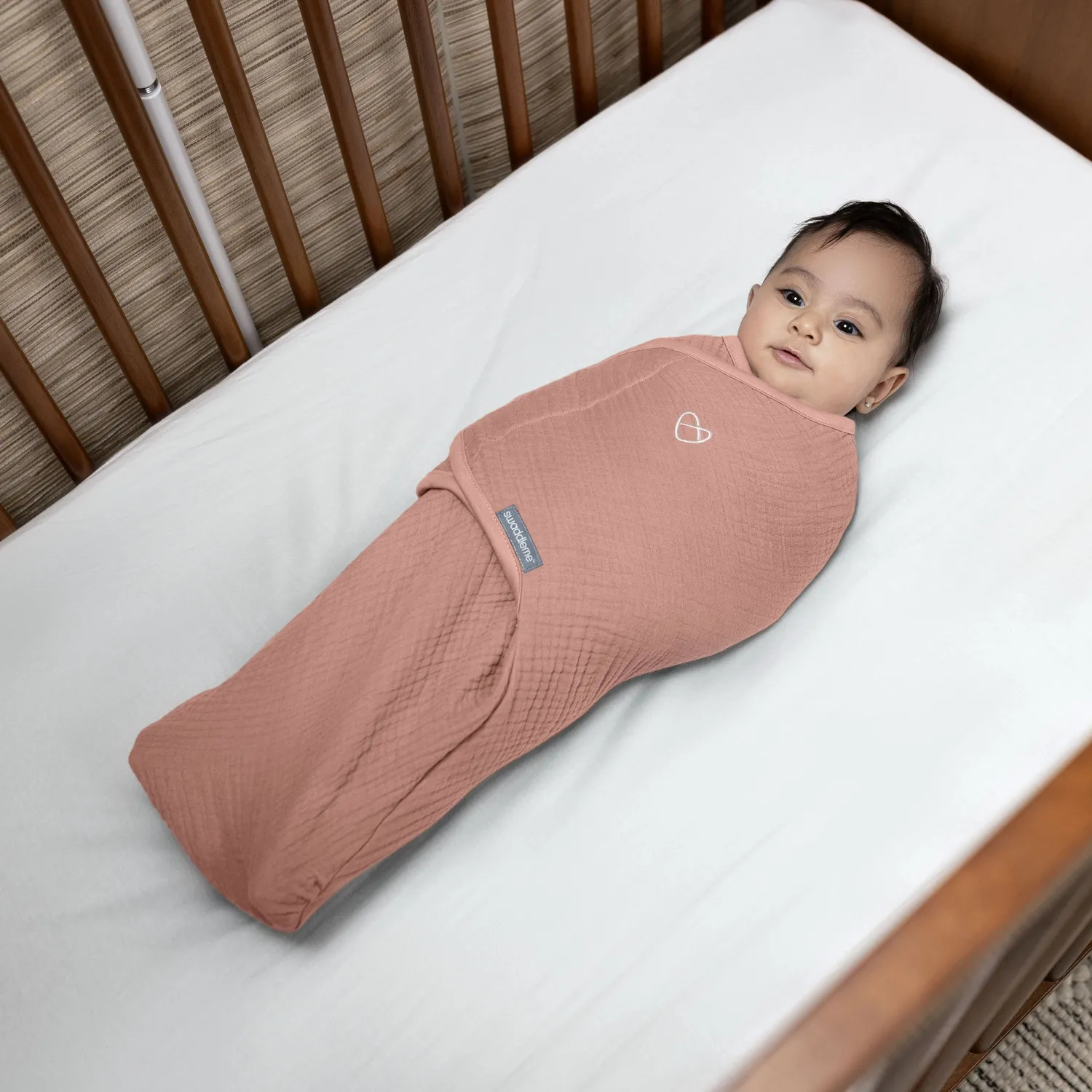 Ingenuity SwaddleMe Original SM Pucktuch Musselin Blush