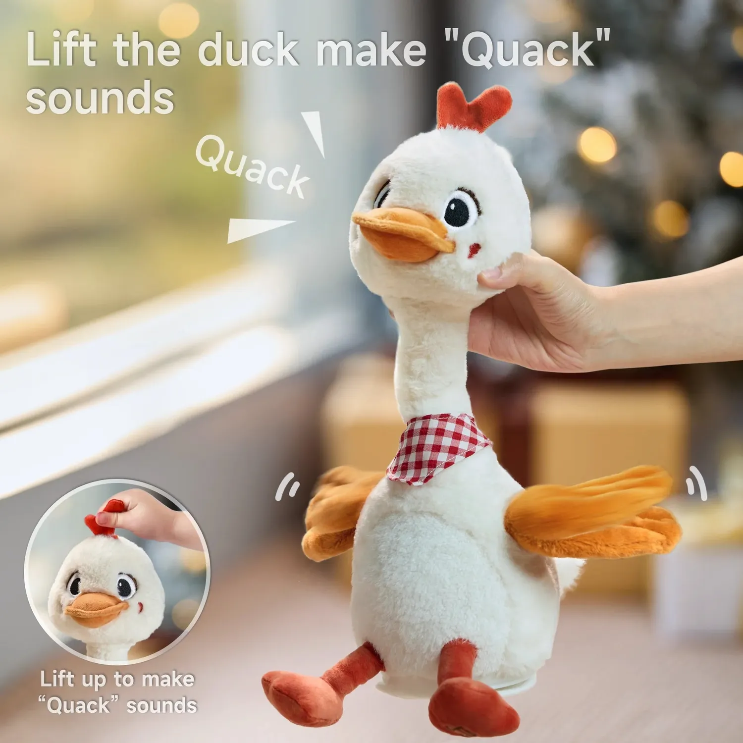 TUMAMA Tanzende Ente singend sprechend 33cm