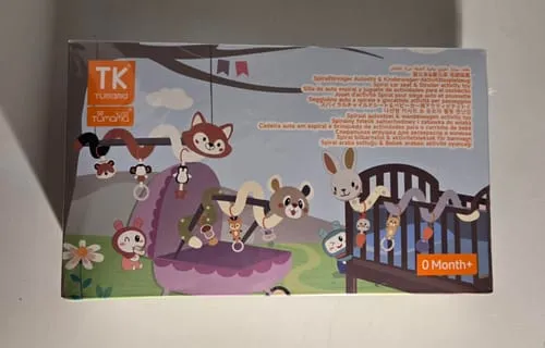 TUMAMA Fuchs Spiralspielzeug Kinderwagen Beissring
