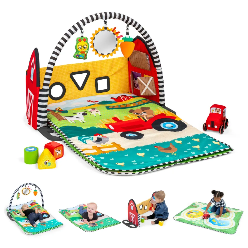 Baby Einstein Farm Explorers Busy Barnyard Spieldecke 4-in-1