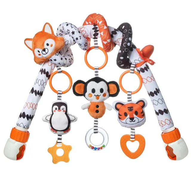 TUMAMA Spielbogen & Spirale Set schwarz-weiß 2in1
