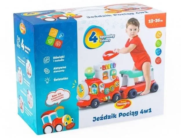 HOLA 4-in-1 Lernzug Spielzug Musik ohne Sprache