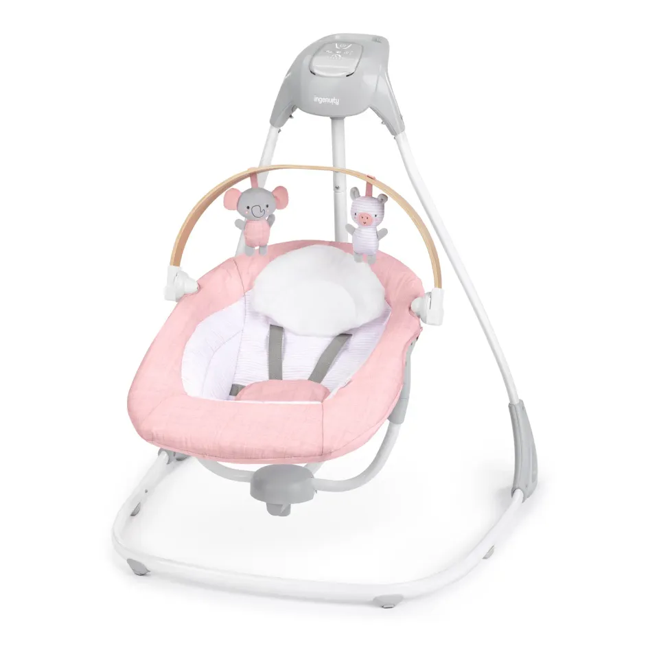 Ingenuity SimpleComfort Compact Babyschaukel Chambray 3-fach