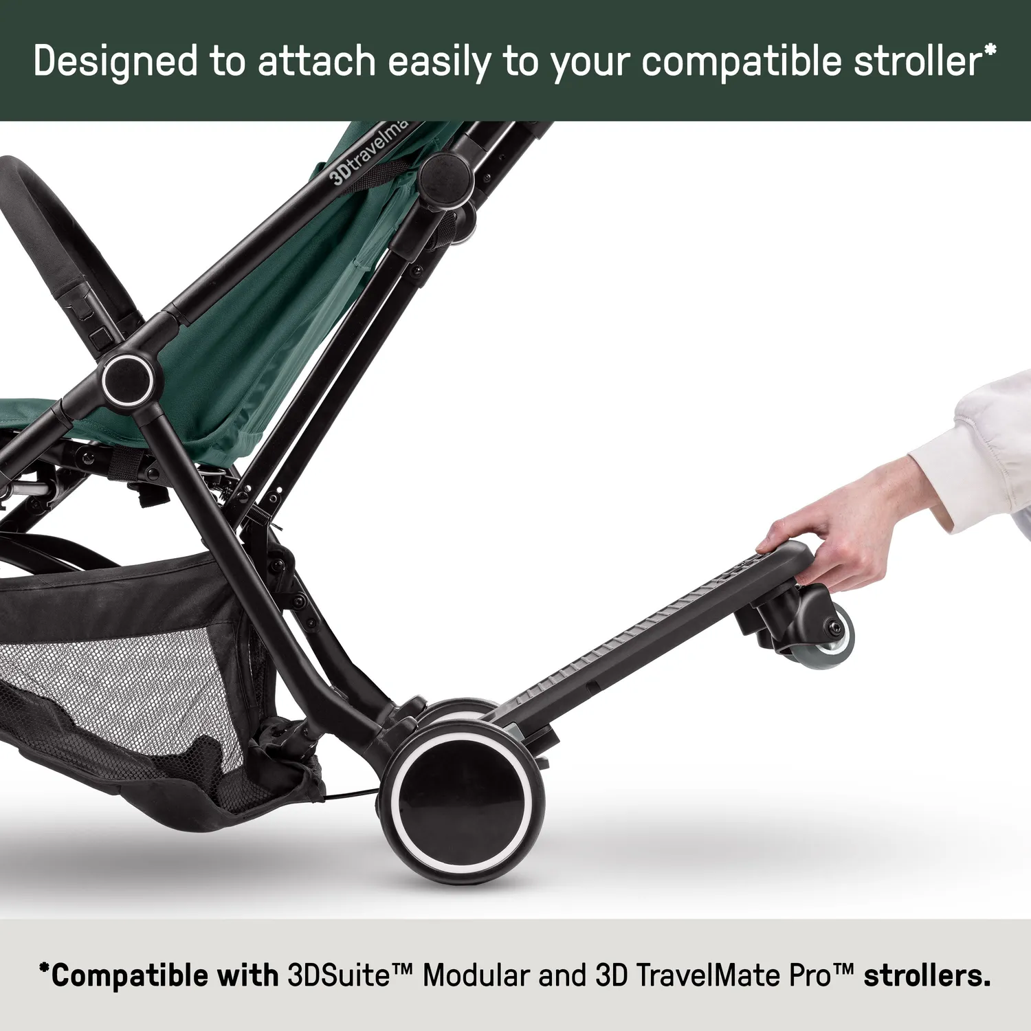 Ingenuity FoldAway Trittbrett mit Sitz für Kinderwagen