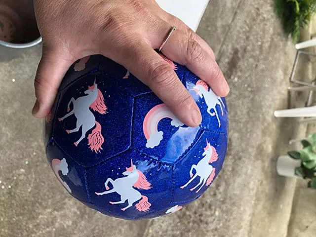 hahaland Fußball Größe 3 Glitzer mit Pumpe