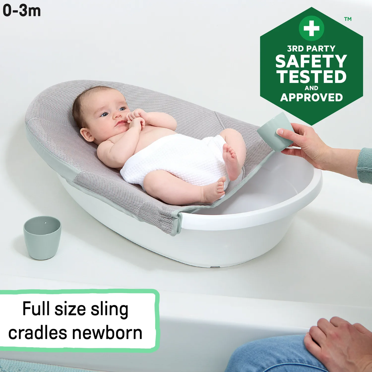 Ingenuity Room to Soak 4-in-1 Babybadewanne mit Liege