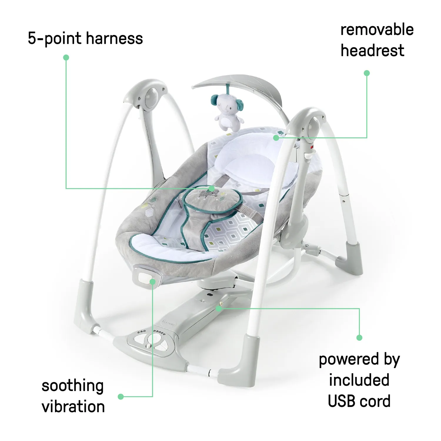 Ingenuity ConvertMe Nash Babyschaukel 2-in-1 faltbar