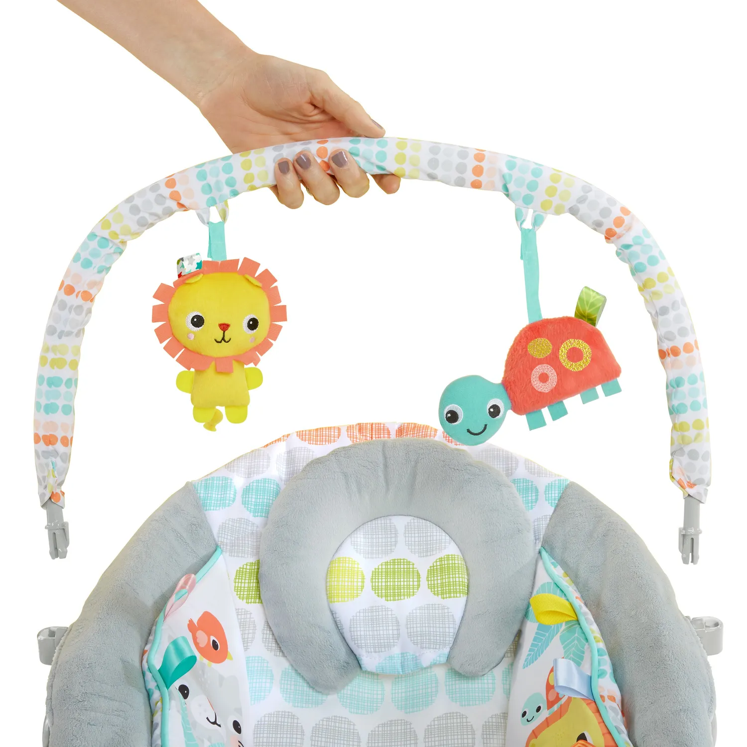 Bright Starts Whimsical Wild Babywippe Vibration