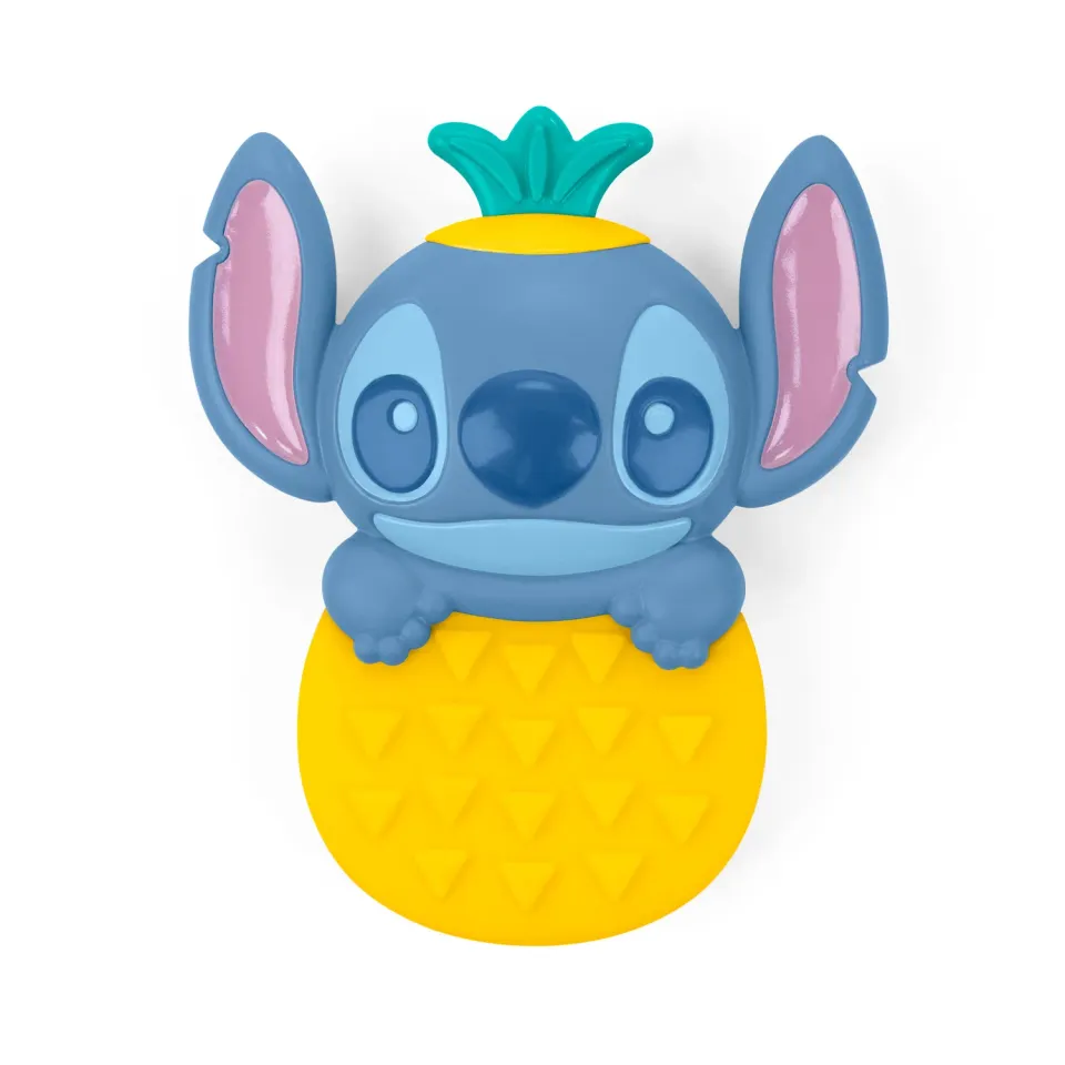 Disney Baby Stitch Tropical Beissring Rassel Ananas strukturiert