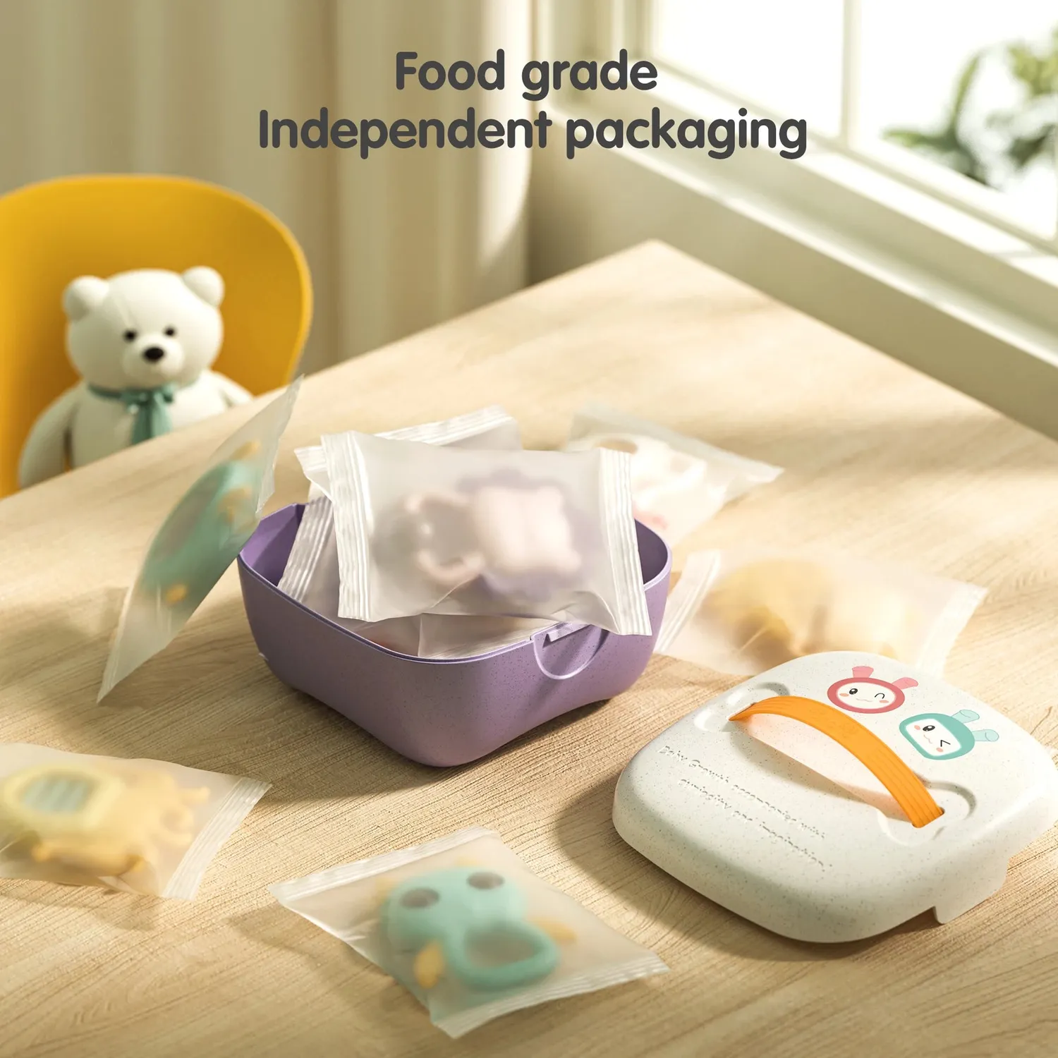 TUMAMA Rassel Greifling Set 10-tlg mit Box BPA-frei