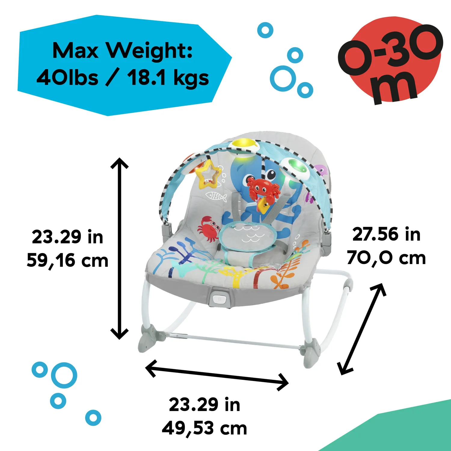 Baby Einstein Ocean Explorers Opus Wippe bis 18 kg