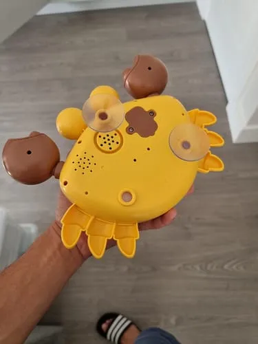 TUMAMA Krabbe Badespielzeug mit Blasen und Musik