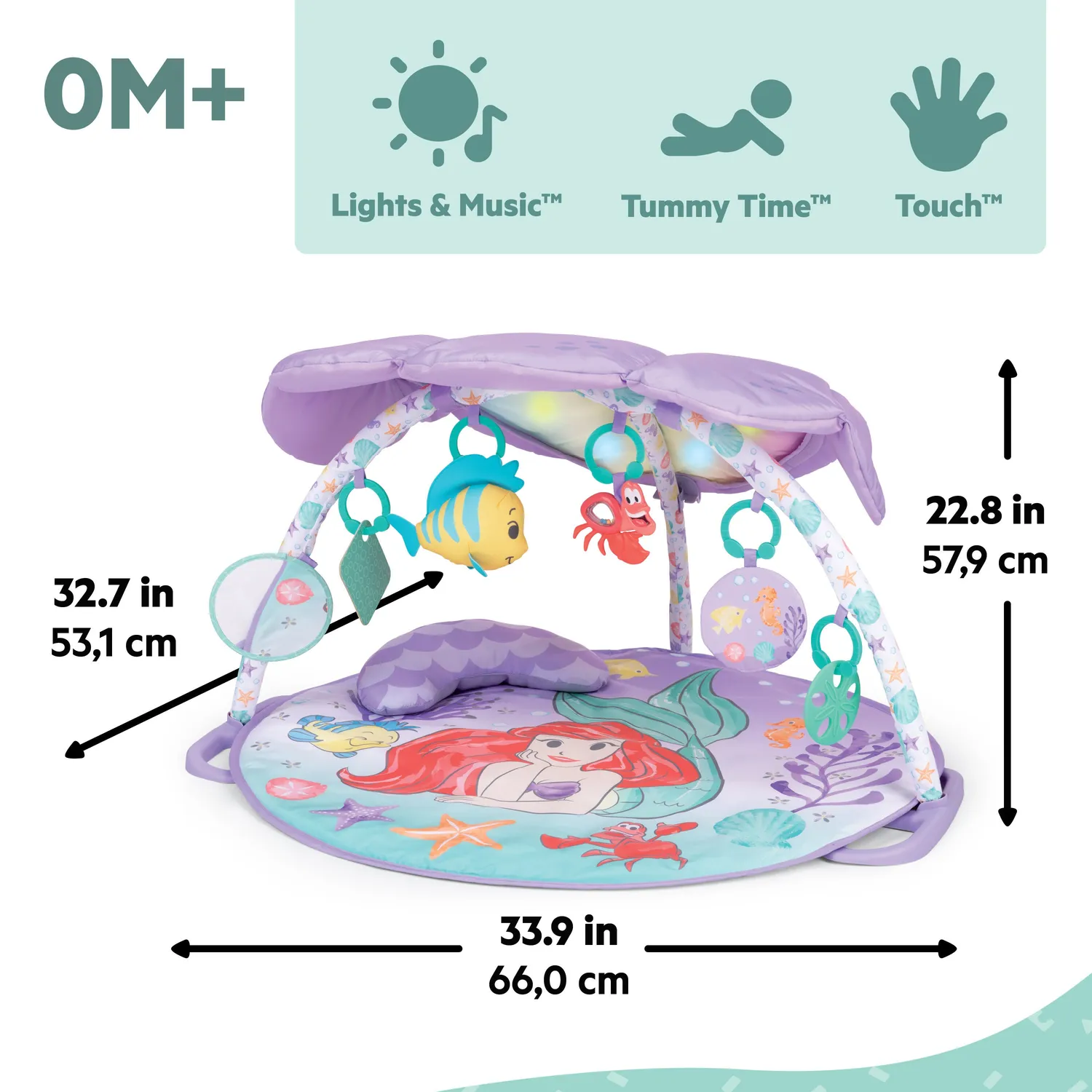 Bright Starts Little Mermaid Twinkle Trove Spielbogen Musik