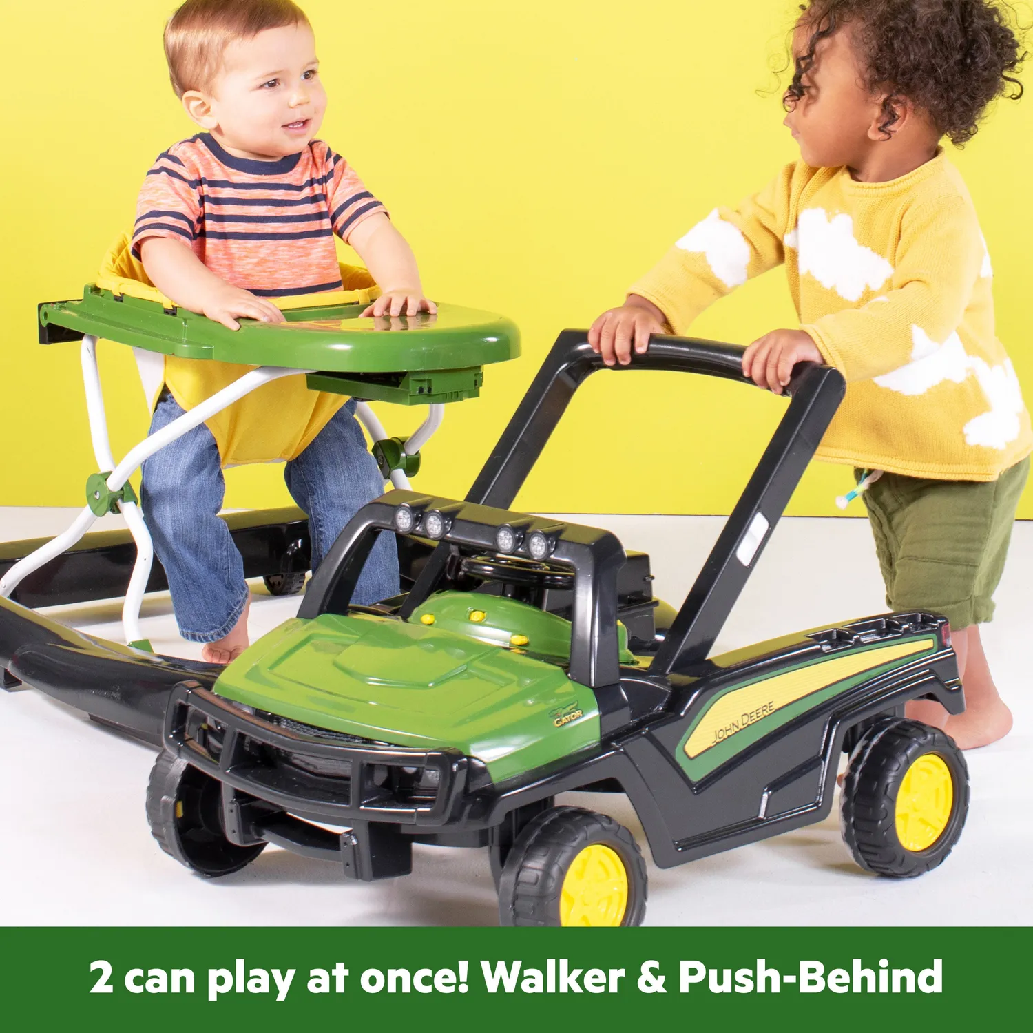Bright Starts John Deere Gator Lauflernwagen 4-in-1 grün