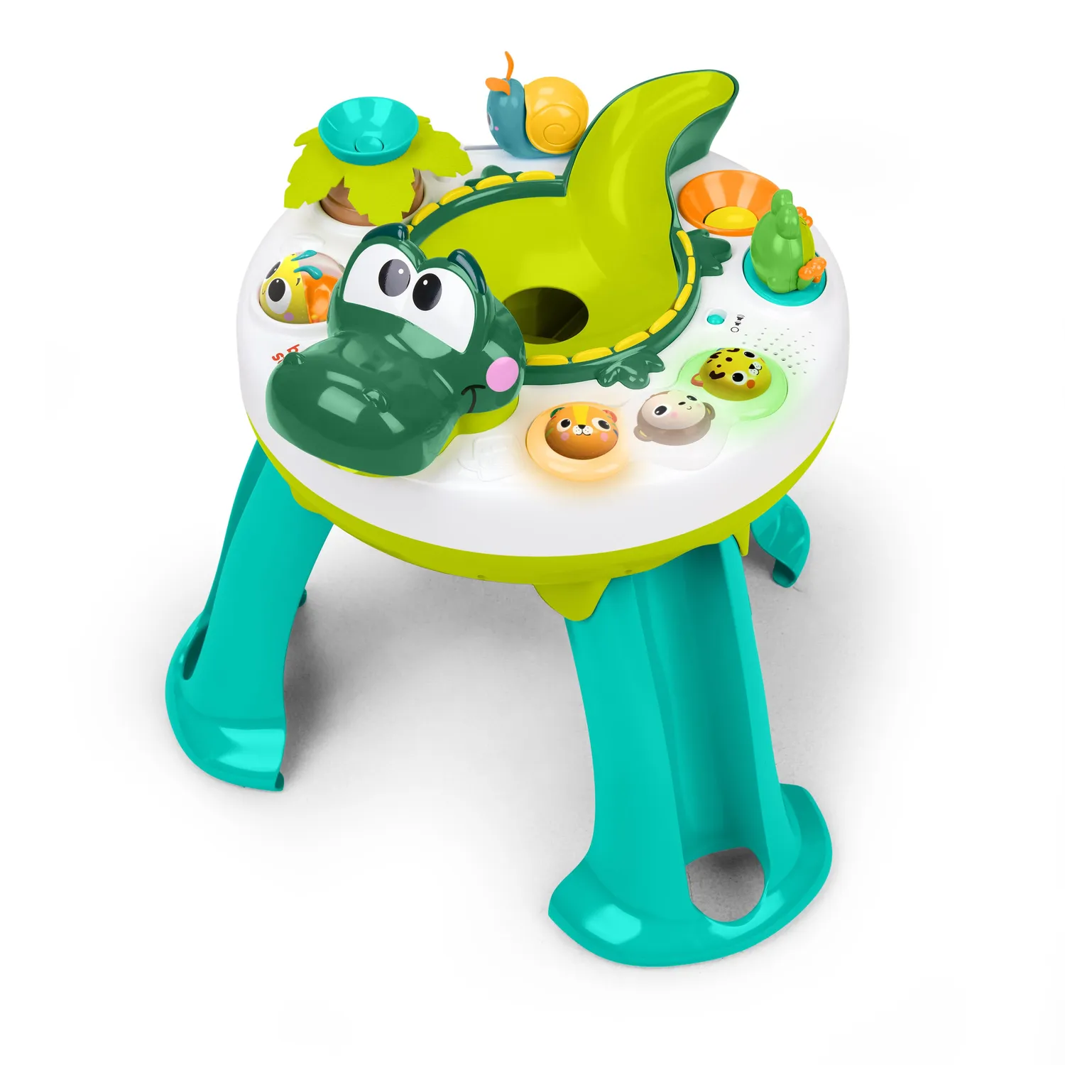 Bright Starts Giggly Gator Pop Spieltisch mit Kugeln 6M+